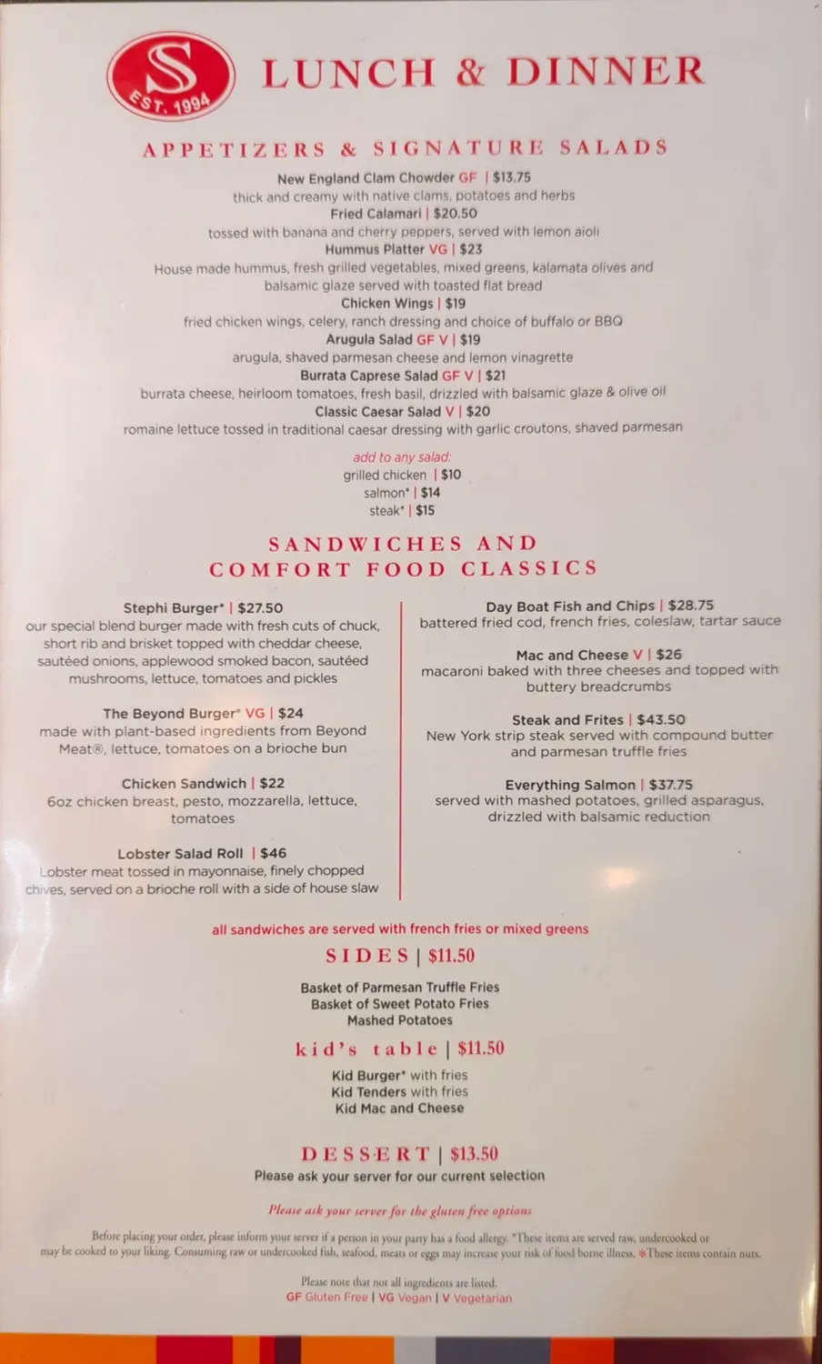 Menu 2