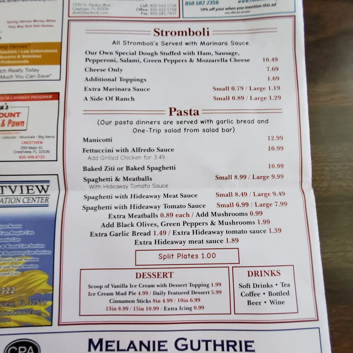 Menu 3