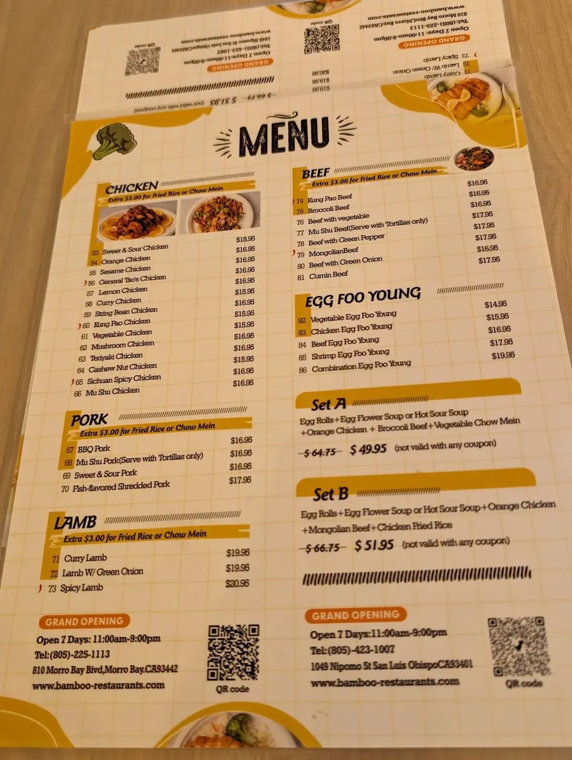 Menu 6