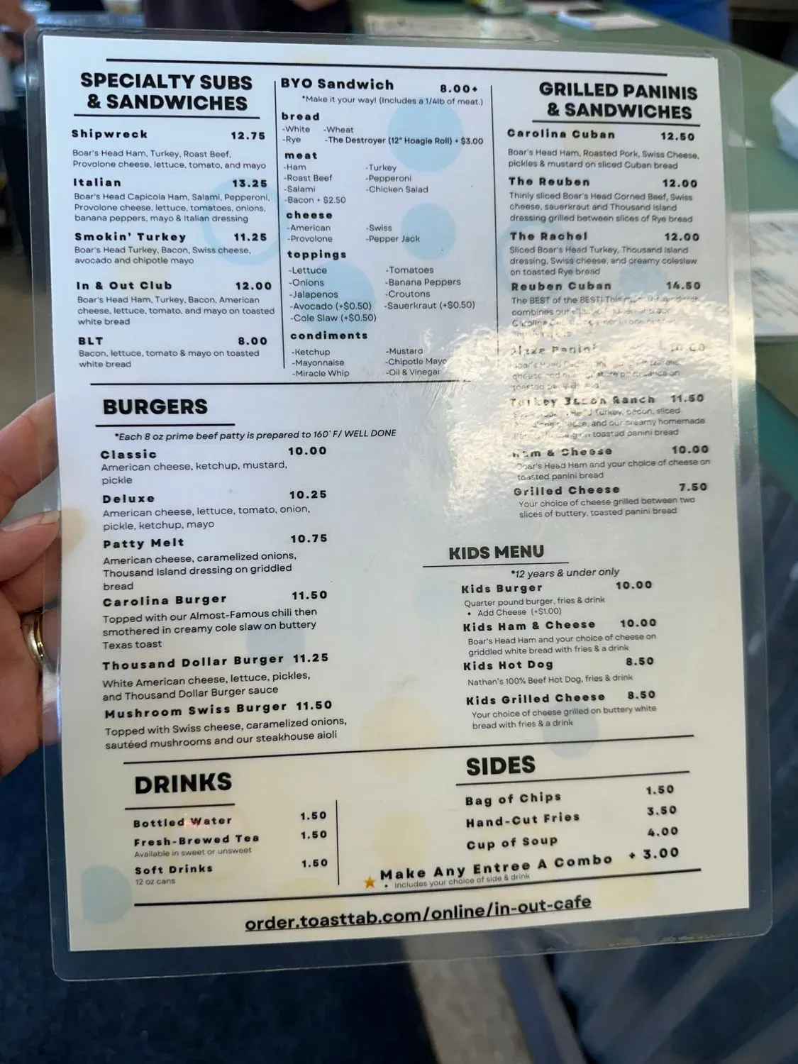 Menu 3