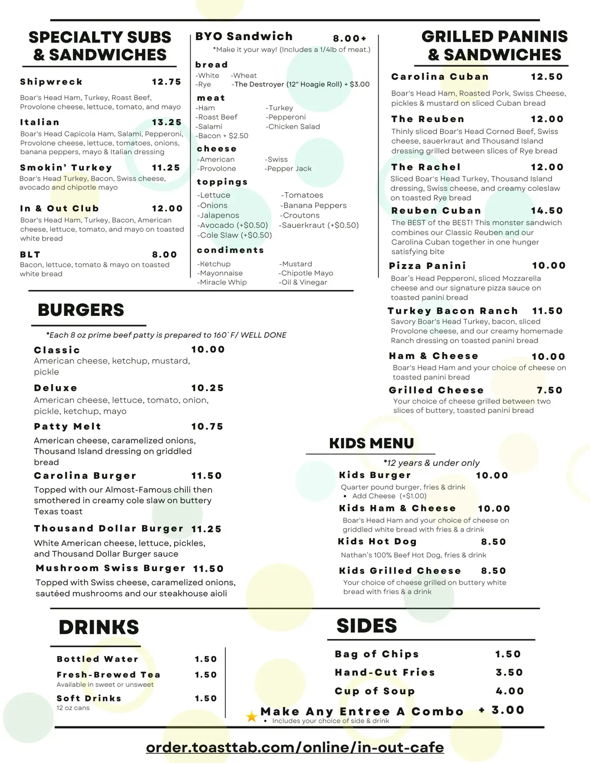 Menu 2