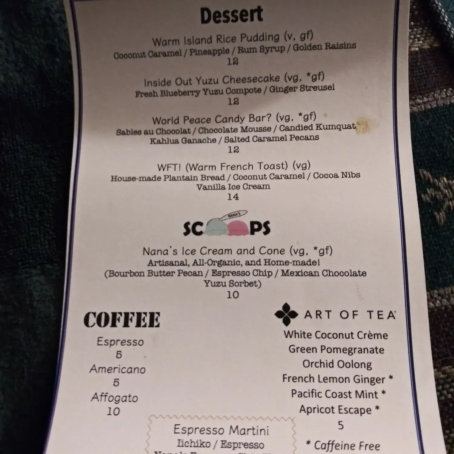 Menu 6