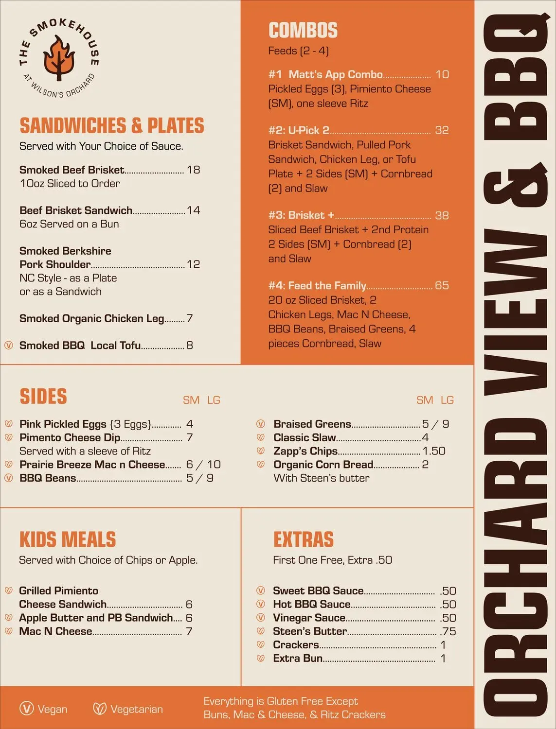 Wilson's Pizza & Cider Menu - Updated November 2025