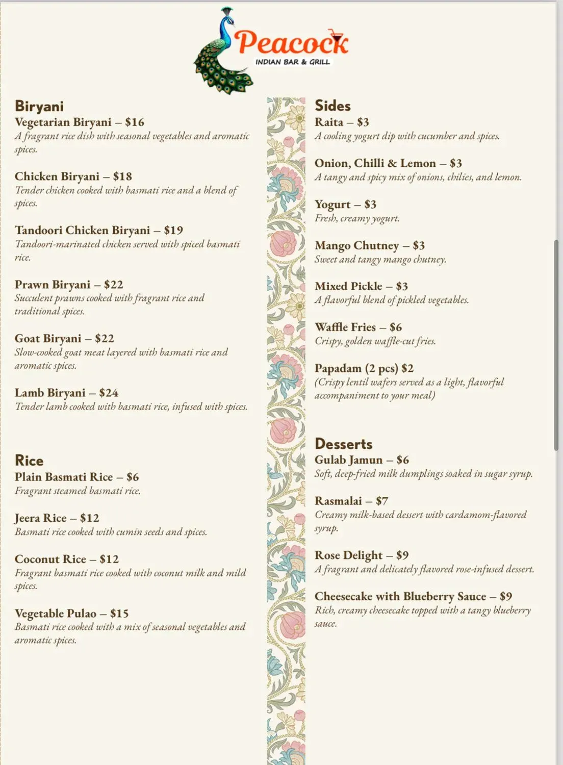 Menu 3