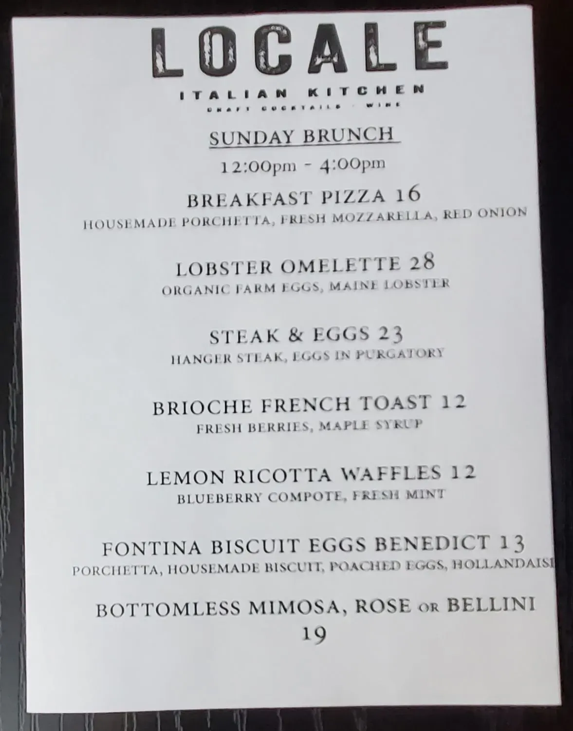 Menu 4