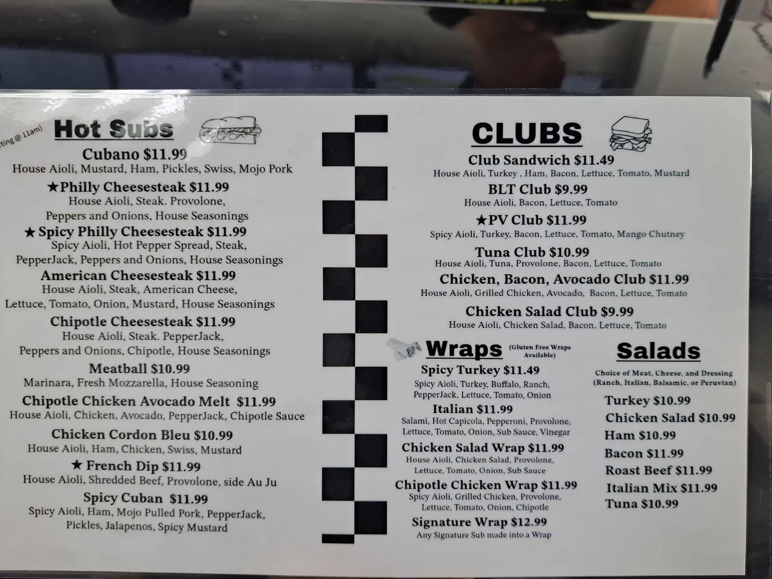 Menu 4