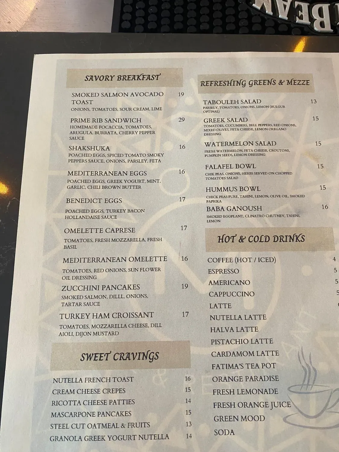 Menu 4