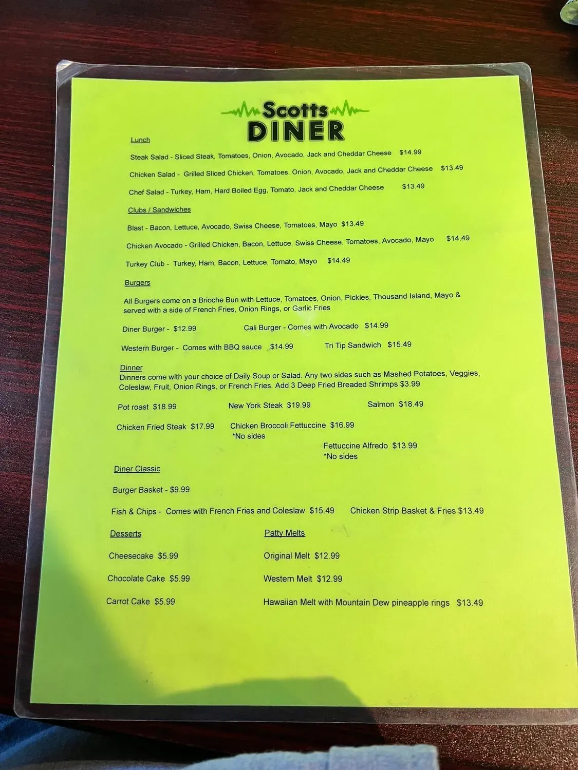 Menu 3