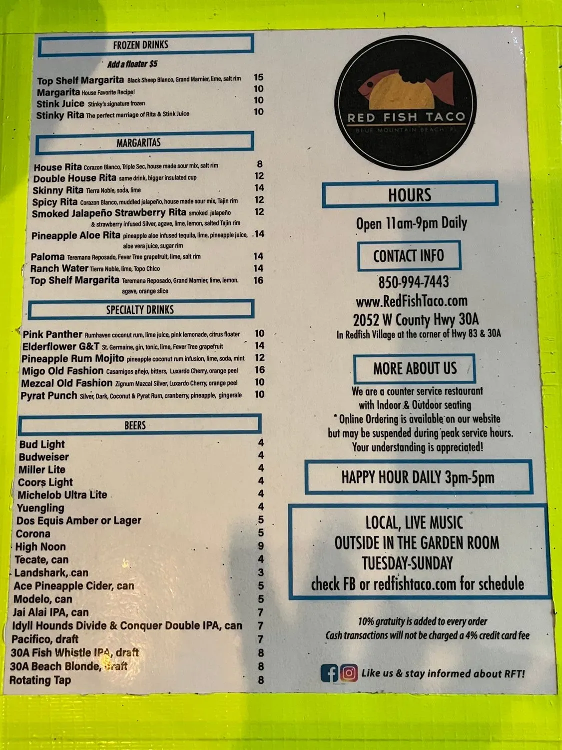 Menu 3