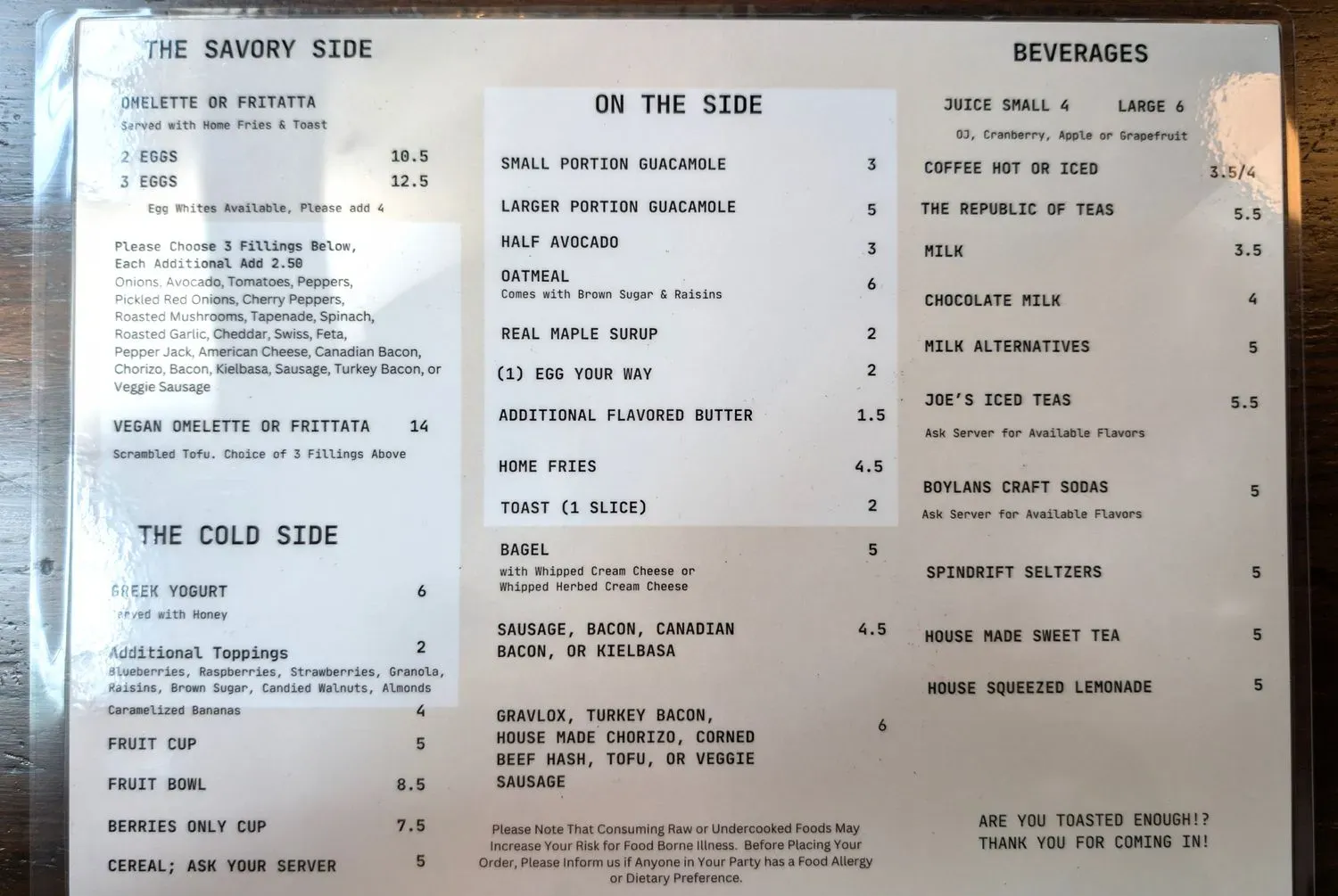 Menu 5