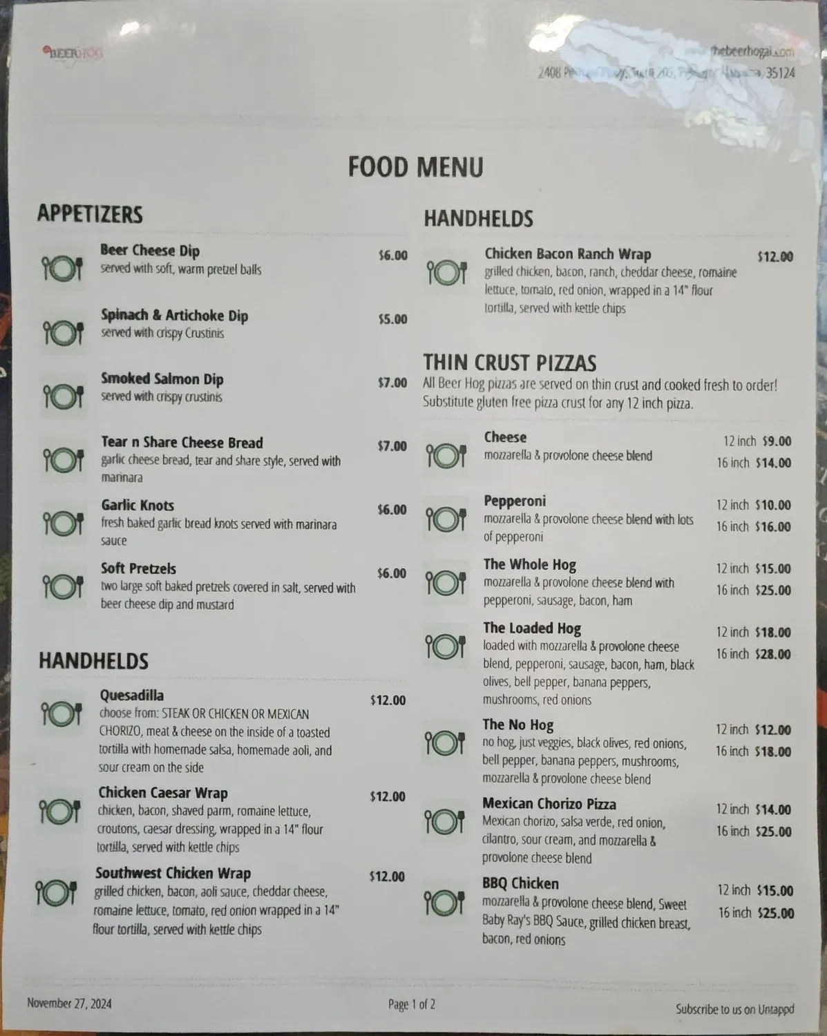 Menu 4