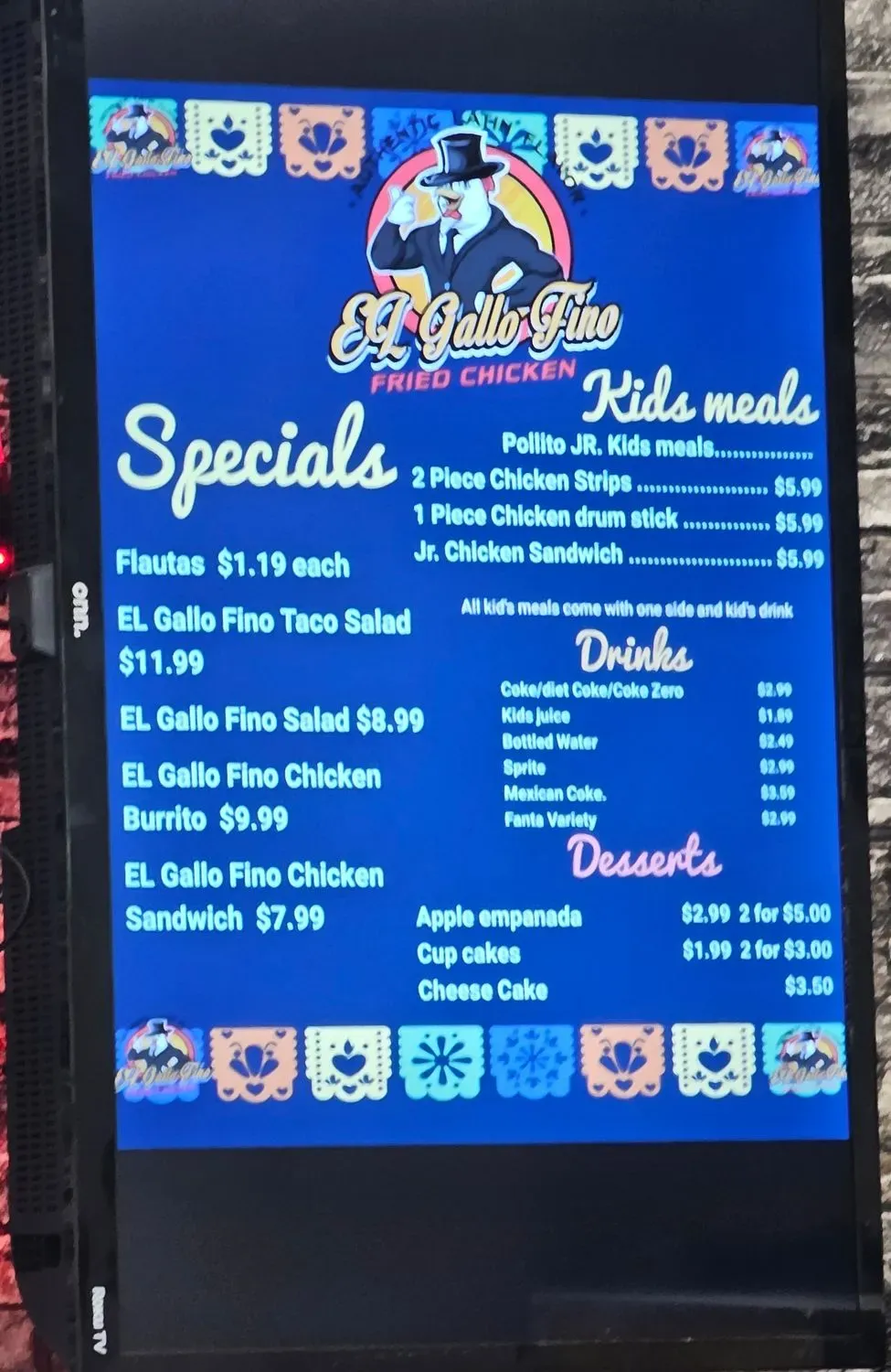 Menu 5