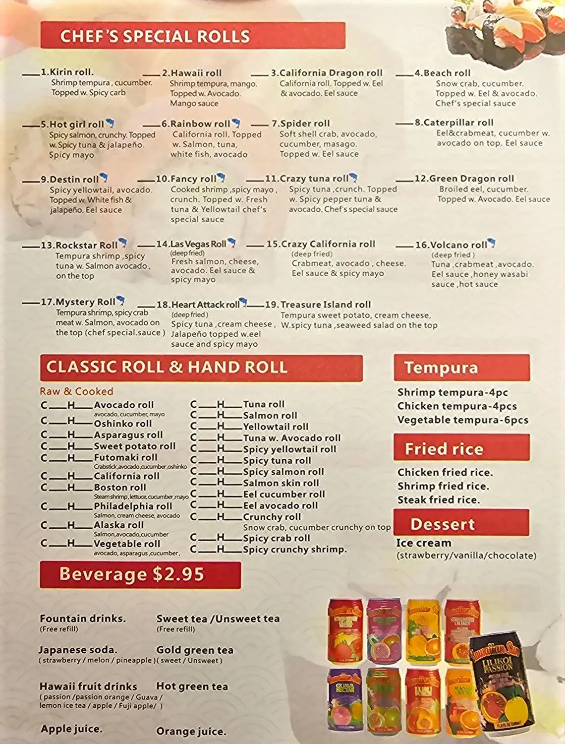 Menu 6