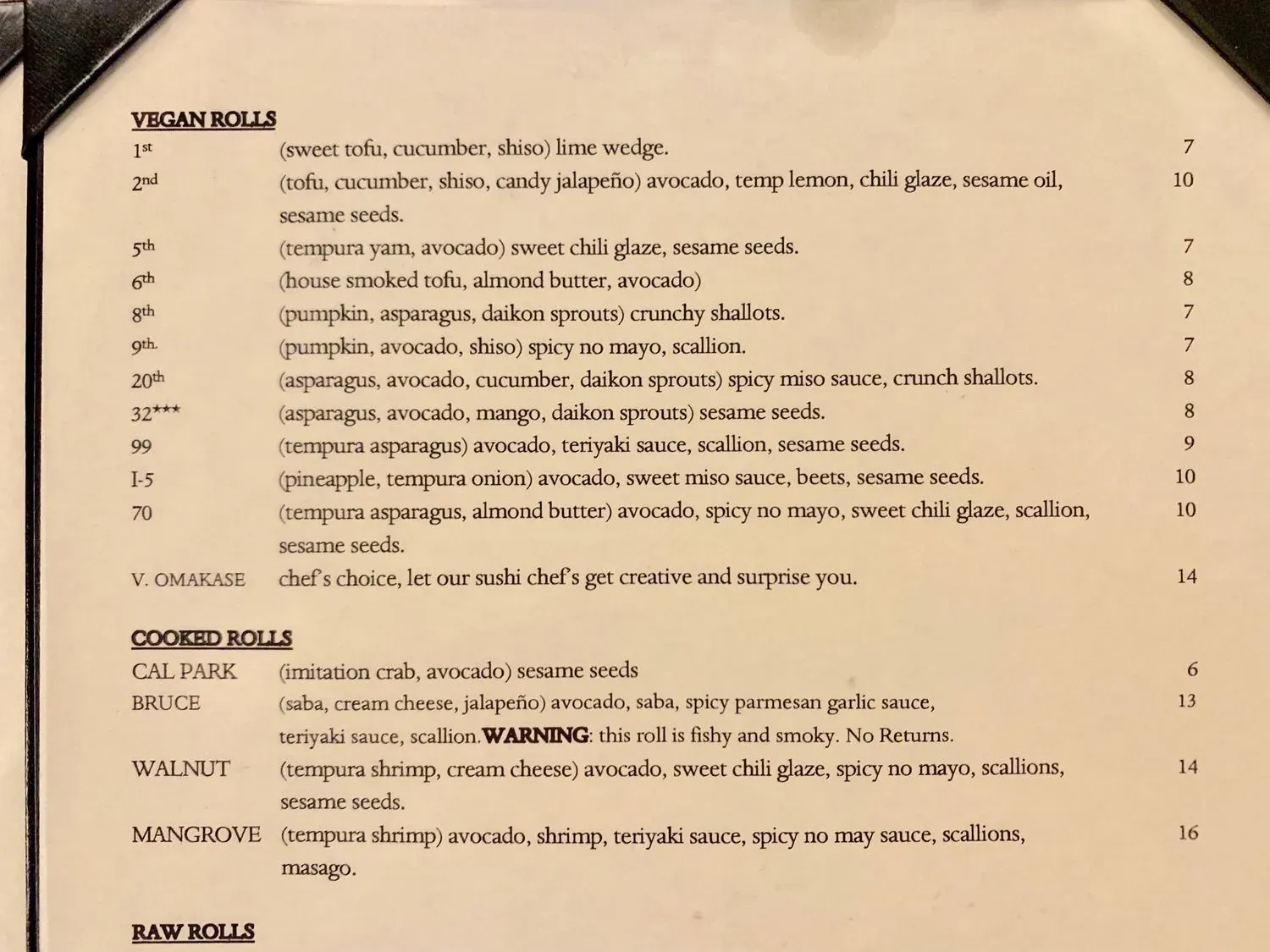 Menu 2