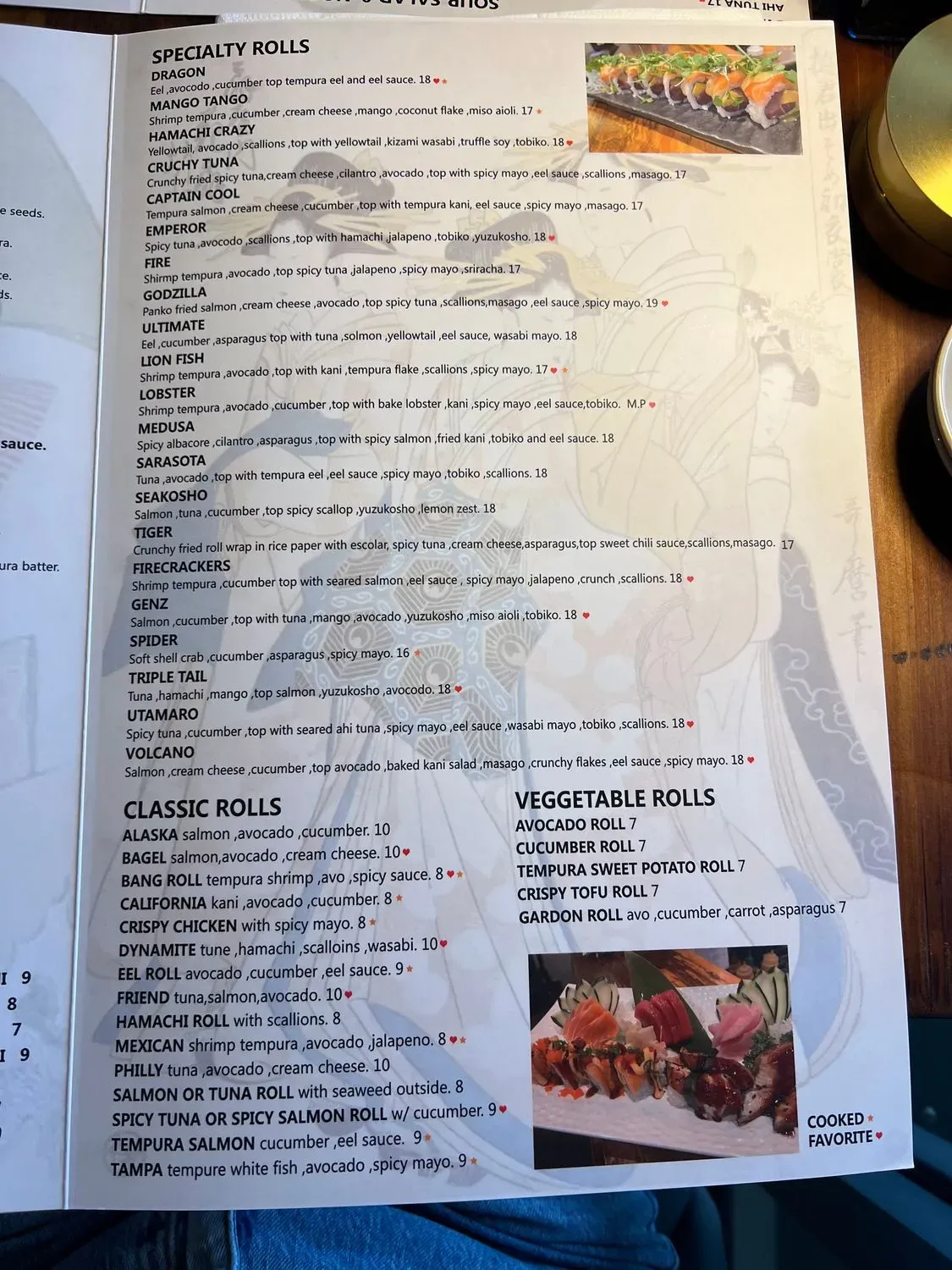 Menu 5