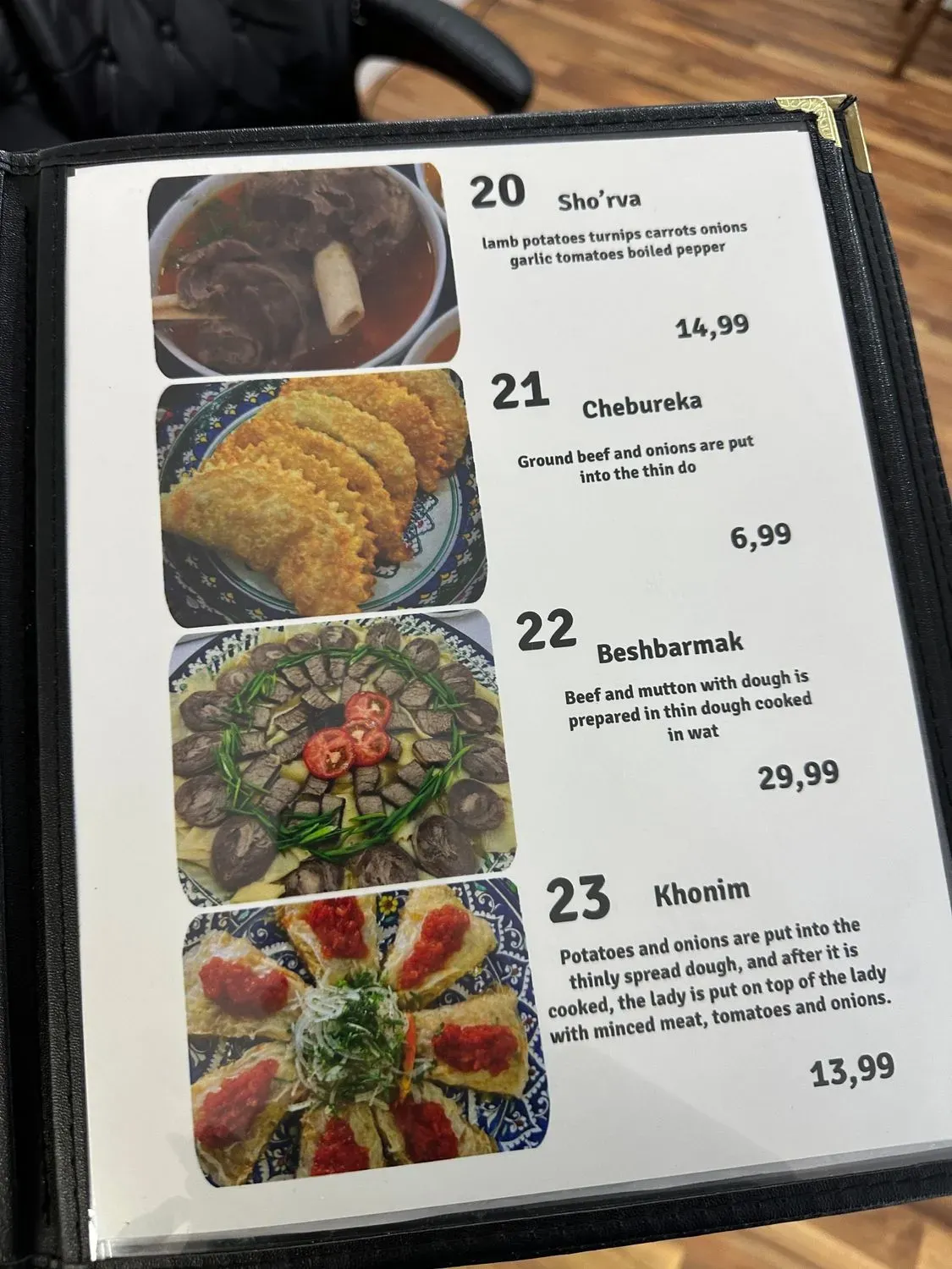 Menu 6