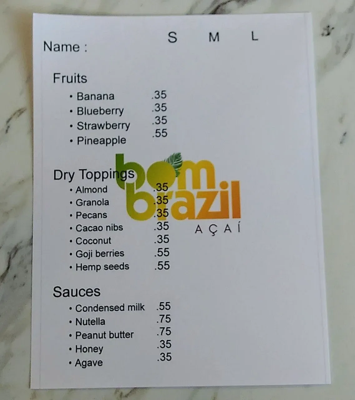 Menu 3