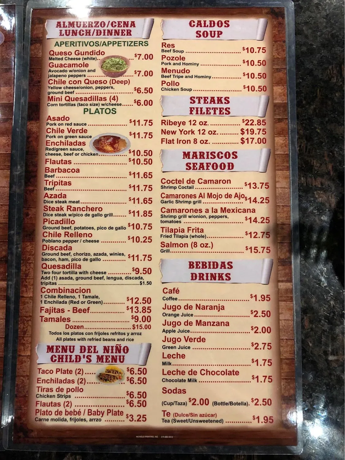 Menu 5