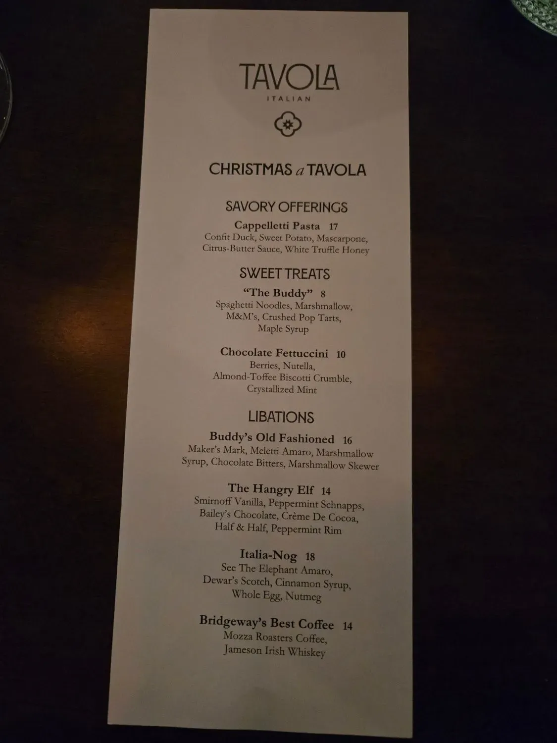 Menu 2