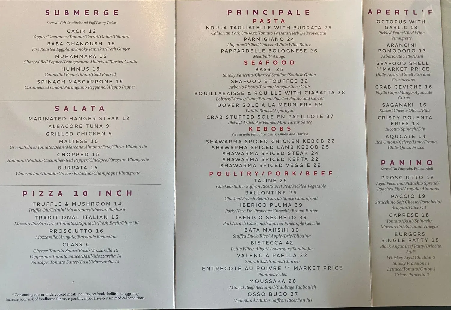 Plus Saporis Mediterranean Latin Cuisine Menu - Updated November 2025