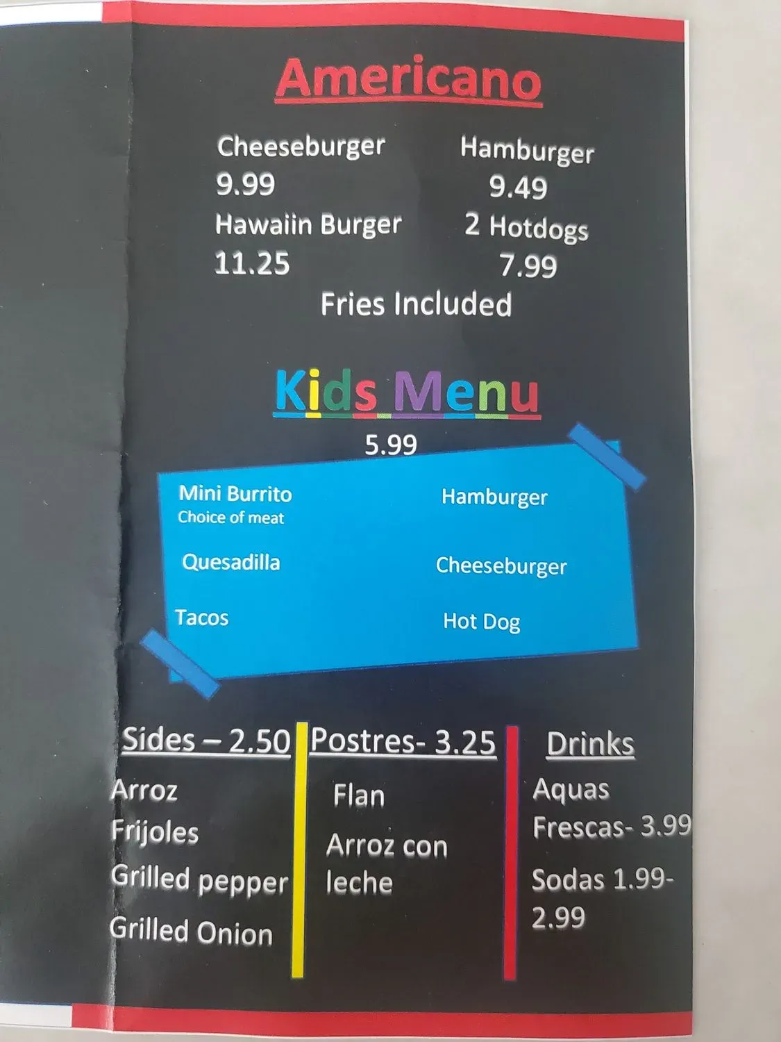 Menu 2