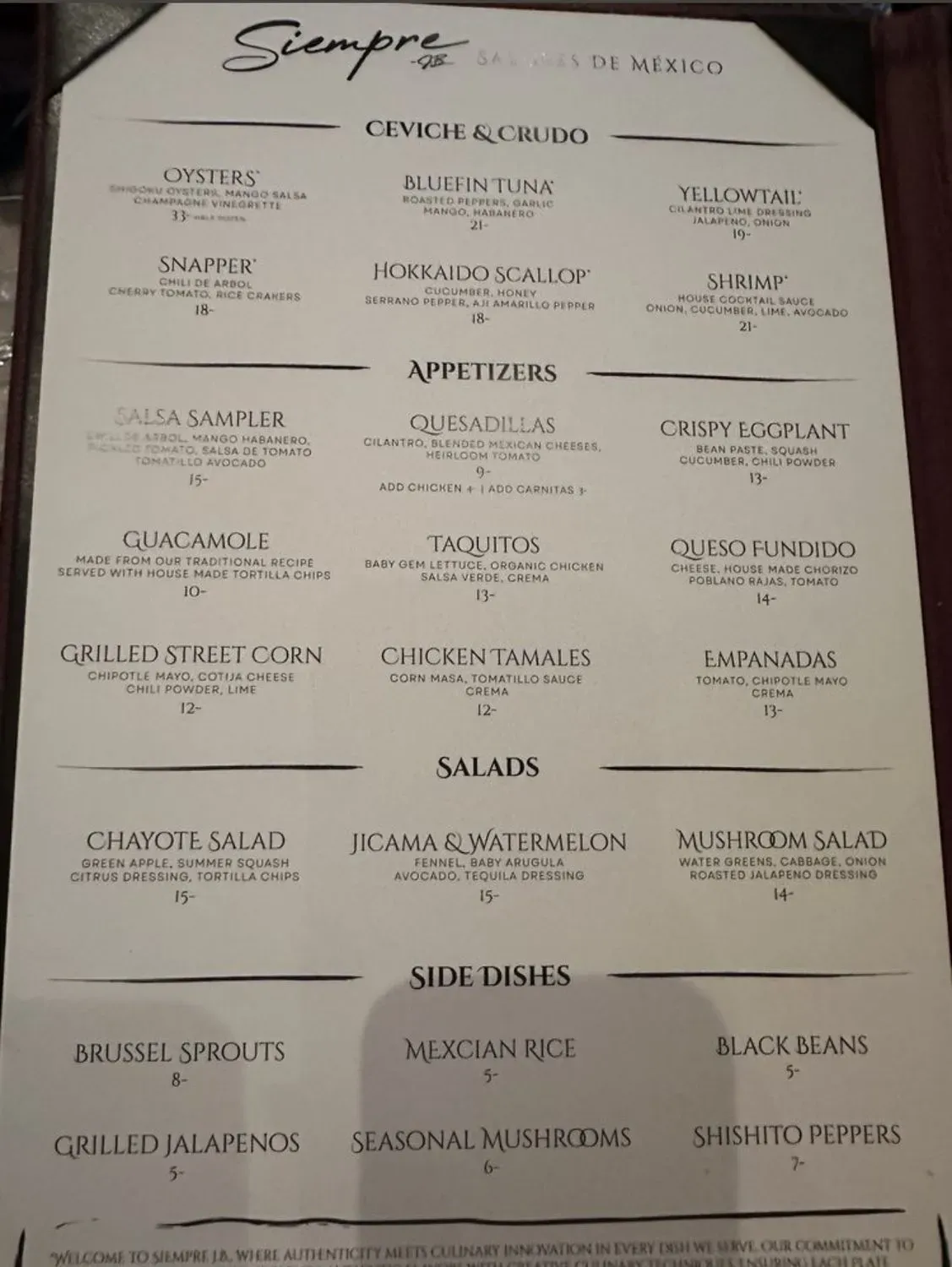 Menu 4