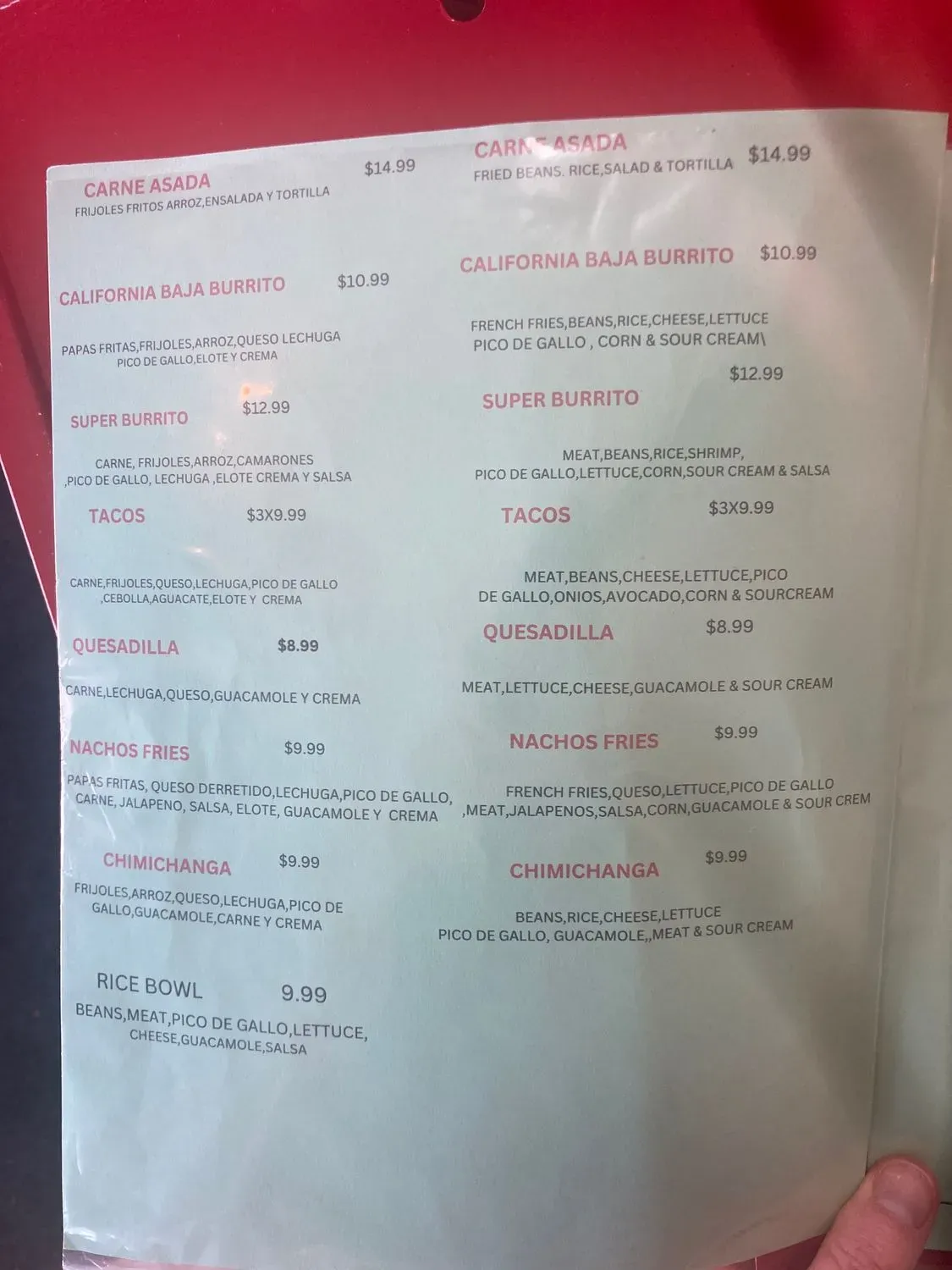 Menu 2