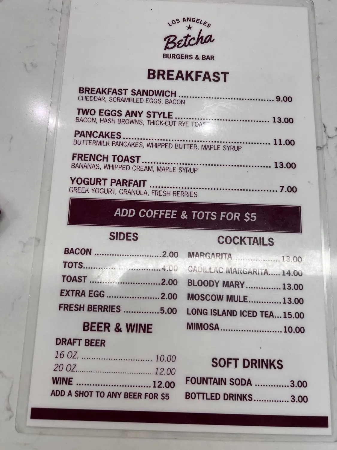 Menu 2