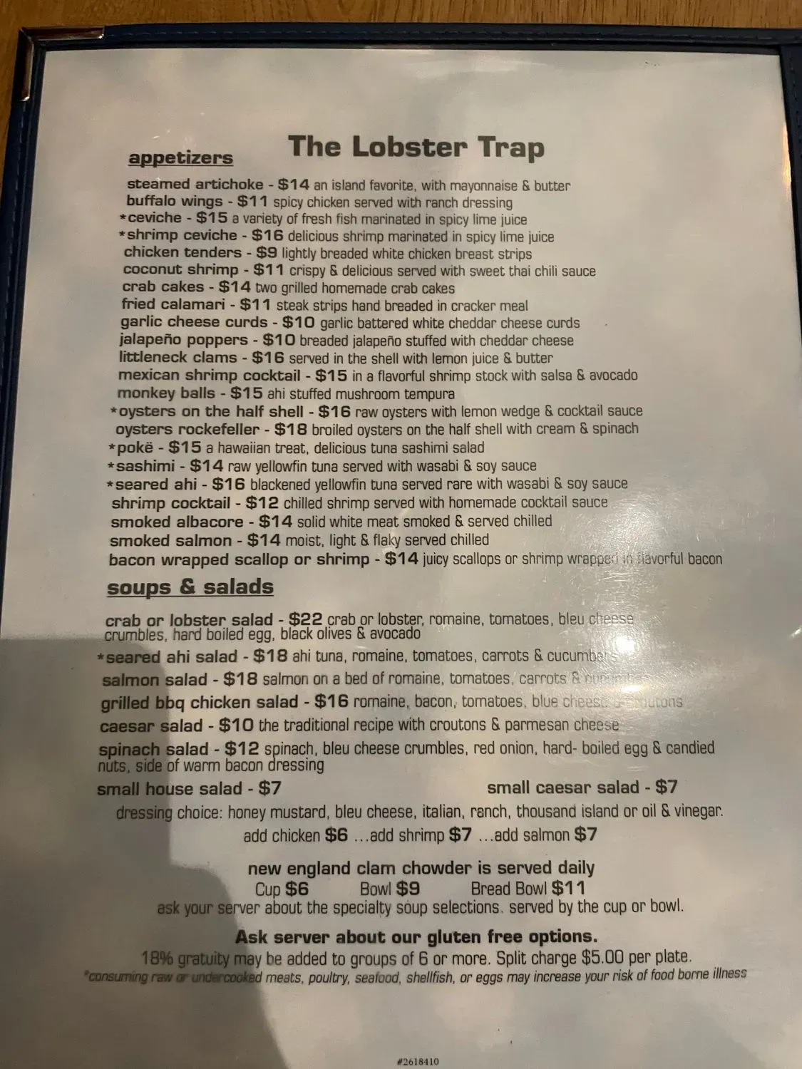 Menu 6