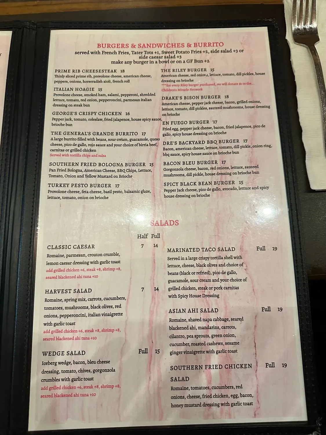 Menu 3