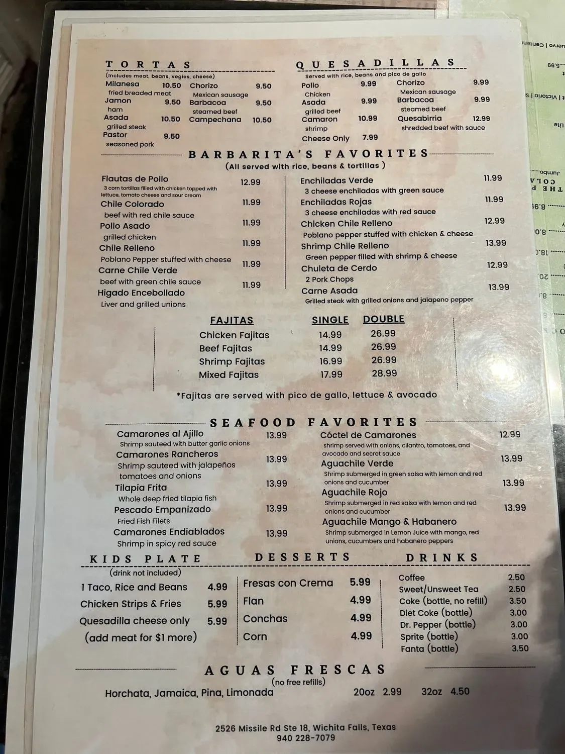 Menu 6