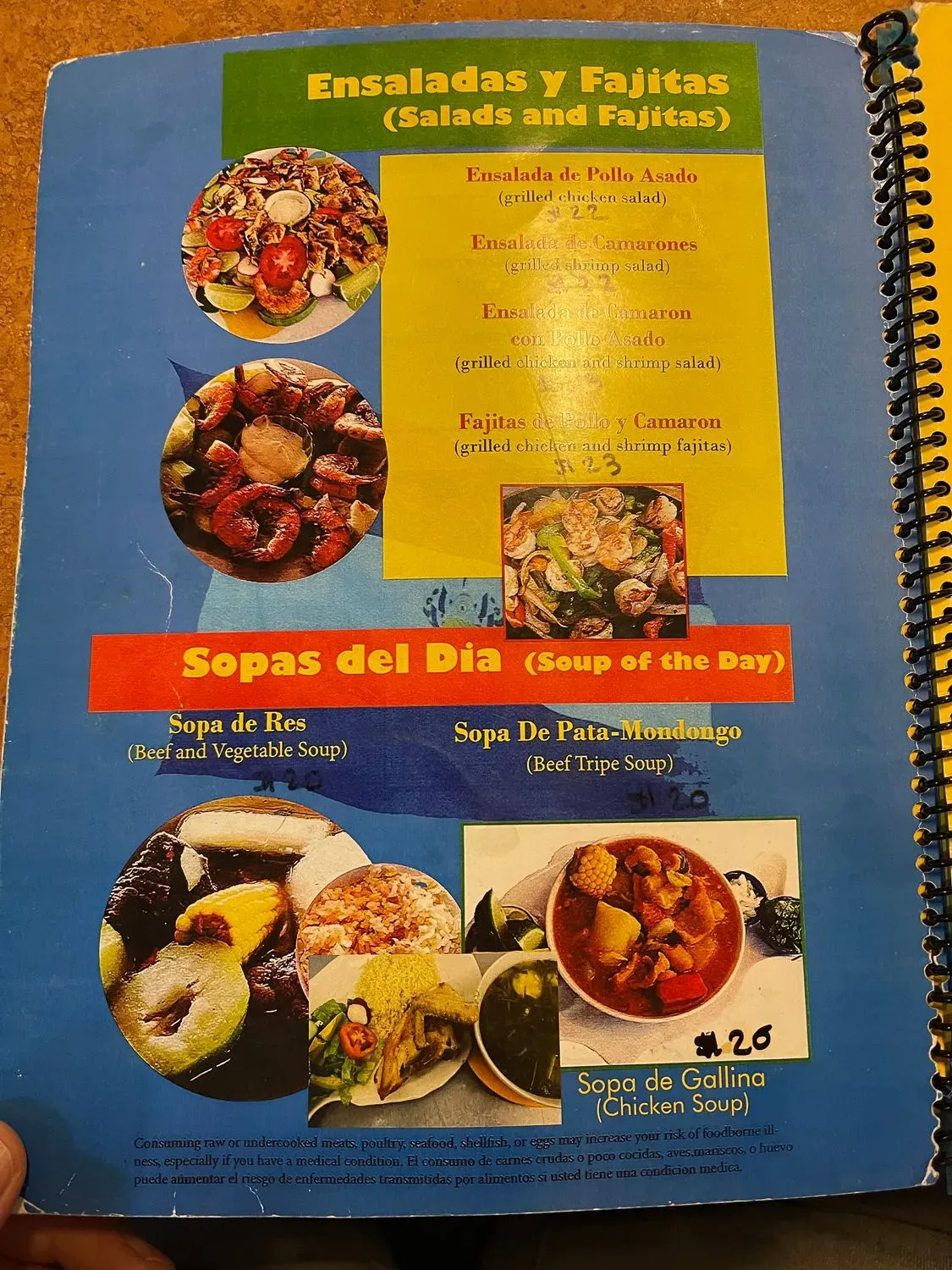 Menu 4