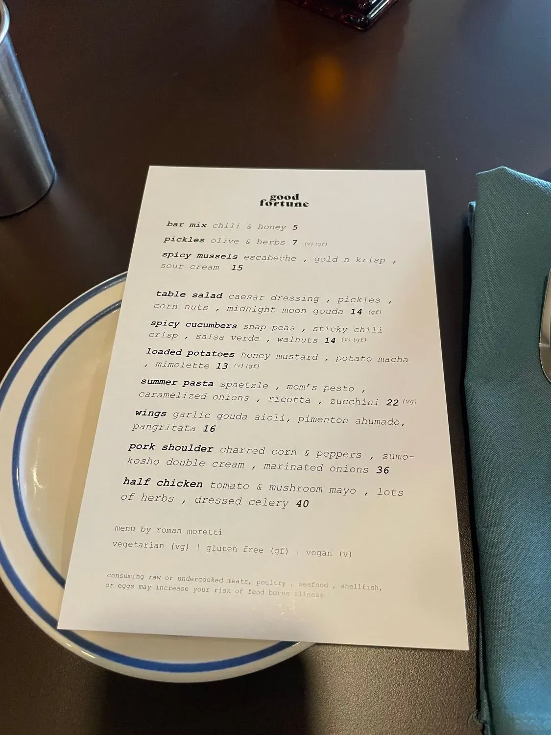 Menu 2