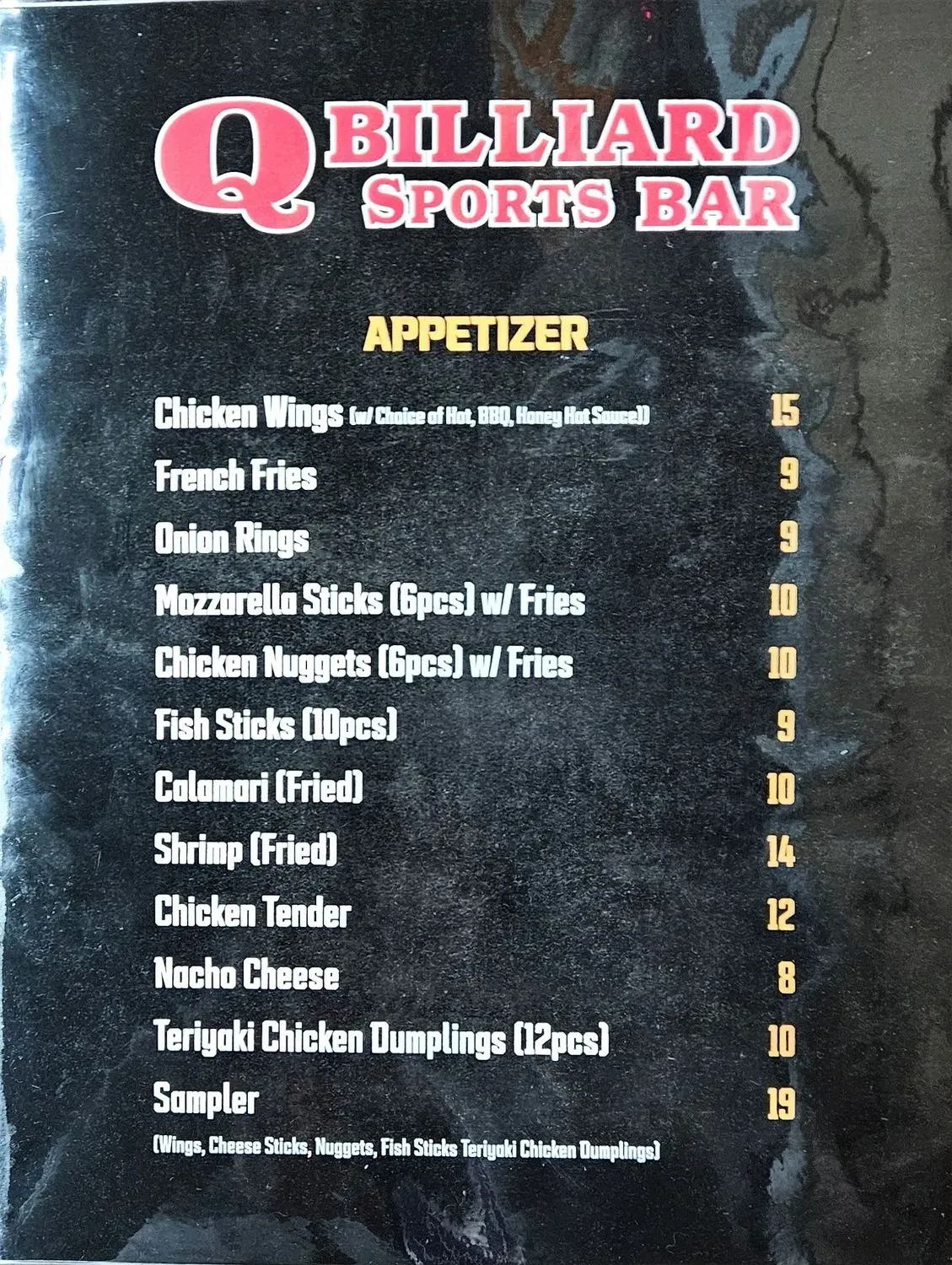 Menu 3