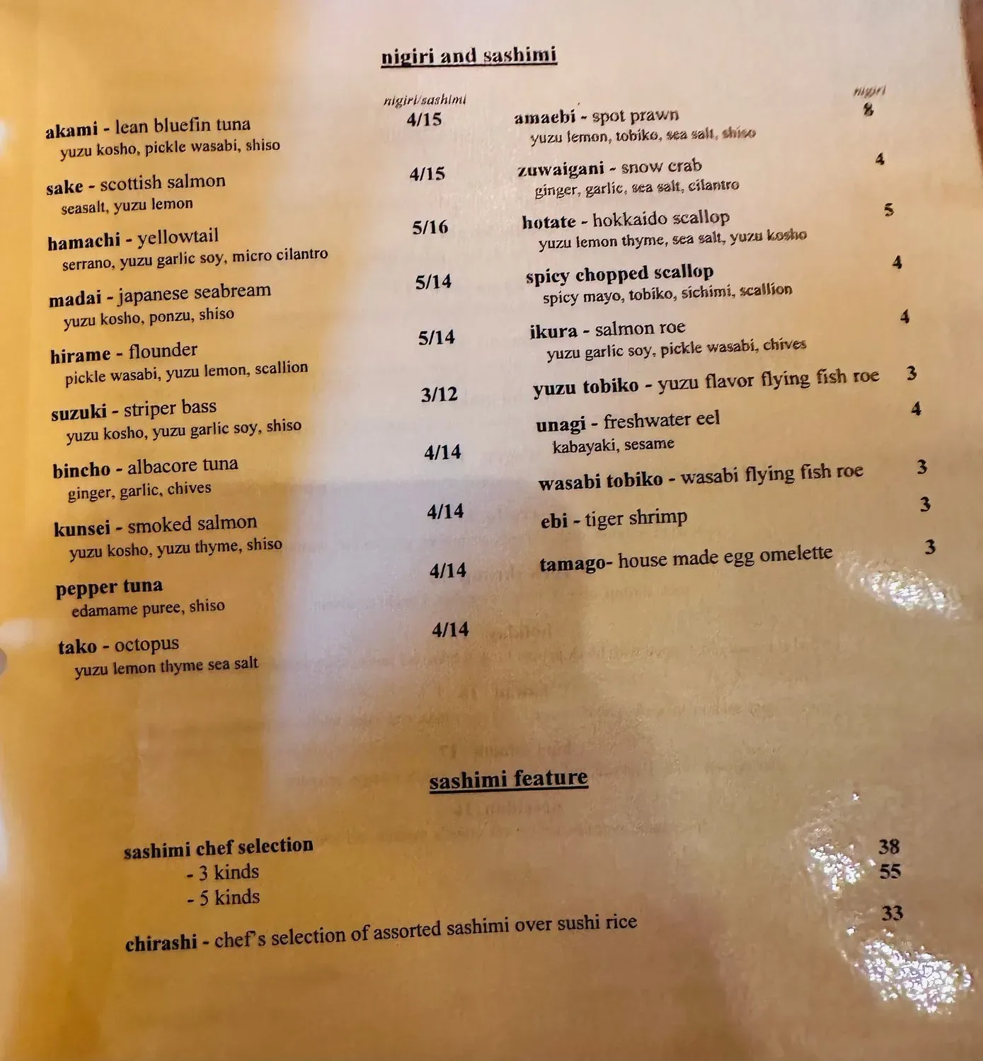 Menu 4