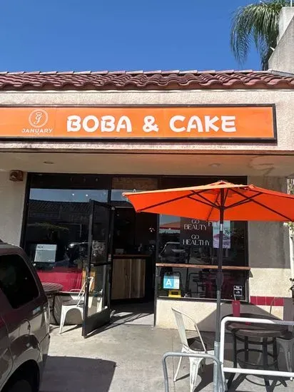 January Boba & Cake