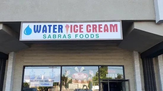 Sabras Water and Ice Cream