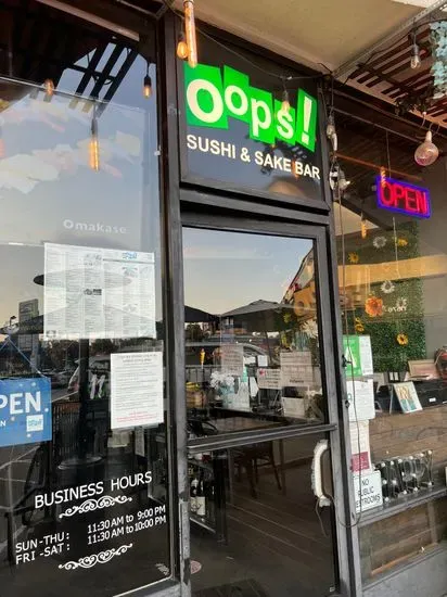 Oops! Sushi & Sake Bar