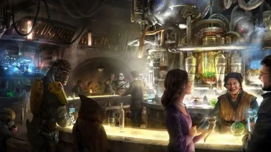 Oga's Cantina at the Disneyland Resort