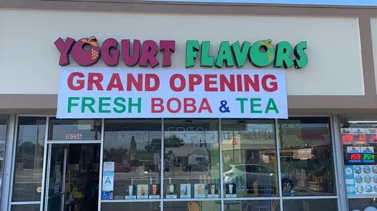 Yogurt Flavors Tea & Boba