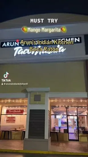 Arun's Indian Kitchen & Catering/ Taco Masala - Boca Raton