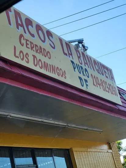 Tacos La Banqueta Puro DF