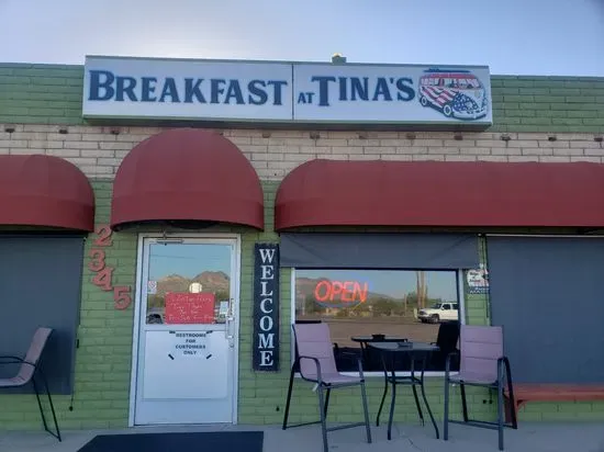 Breakfast at Tina's & The hitching post