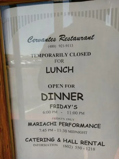 Cervantes Restaurant