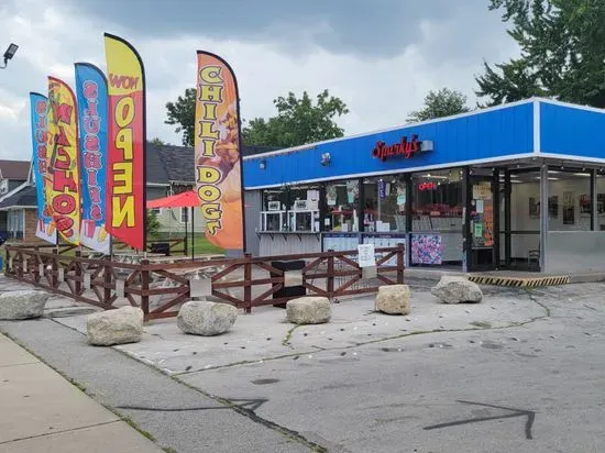 Sparky's , pizza cones and coneys