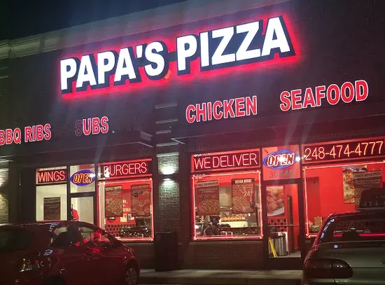 PAPA'S PIZZA & BBQ 8 MILE RD FARMINGTON HILLS