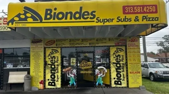 Bionde's Super Sub & Pizza