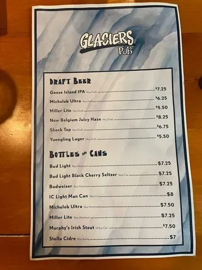 Glaciers Pub