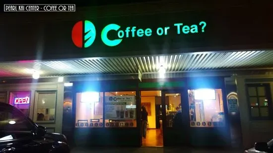 Coffee or Tea?