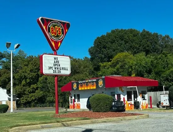 B J's Buffalo Style Hot Wings